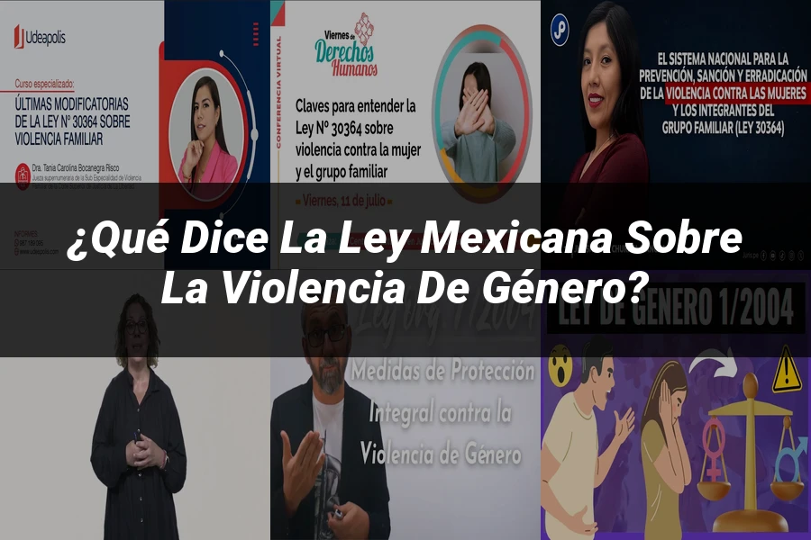 "¿Qué Dice la Ley Mexicana Sobre la Violencia de Género?"