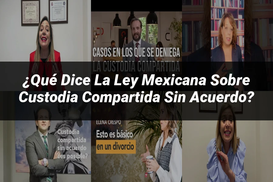 "¿Qué Dice la Ley Mexicana sobre Custodia Compartida sin Acuerdo?"