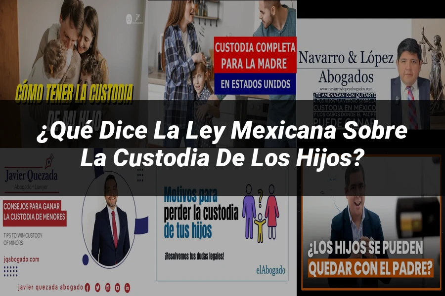 "¿Qué Dice la Ley Mexicana sobre la Custodia de los Hijos?"