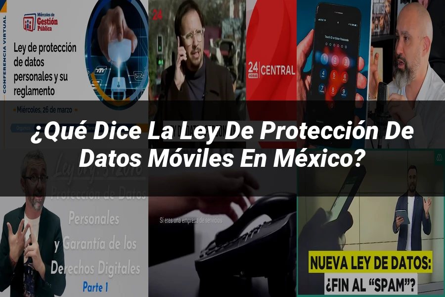 "¿Qué Dice la Ley de Protección de Datos Móviles en México?"