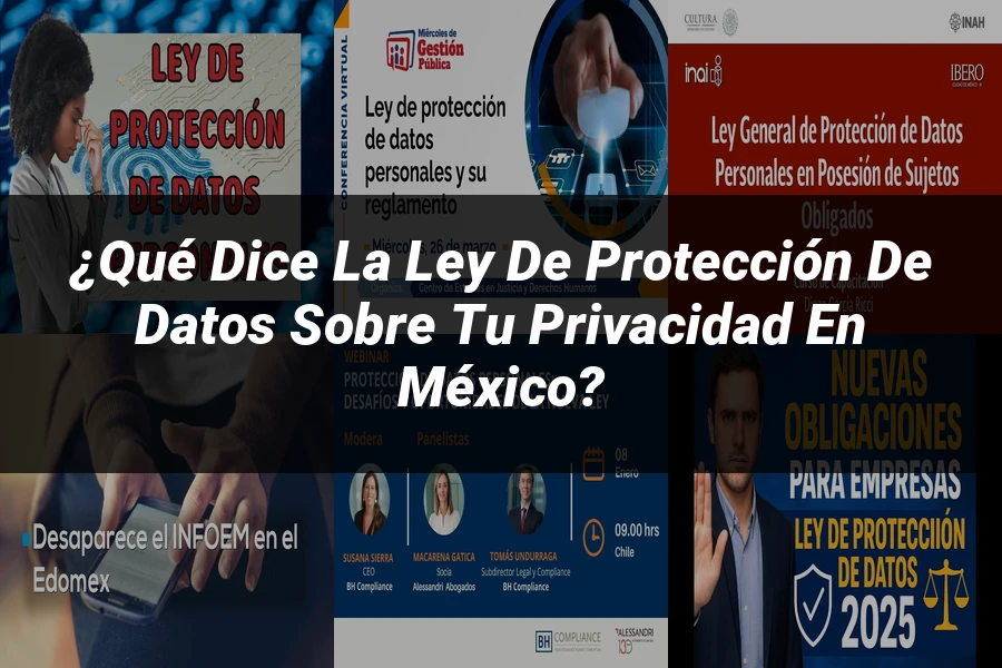 "¿Qué Dice la Ley de Protección de Datos sobre tu Privacidad en México?"