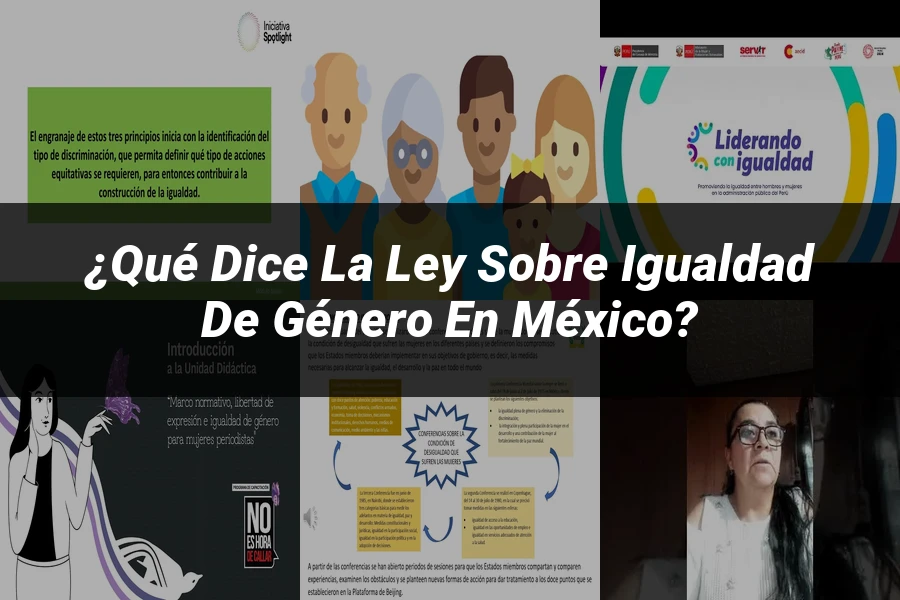 "¿Qué Dice la Ley sobre Igualdad de Género en México?"