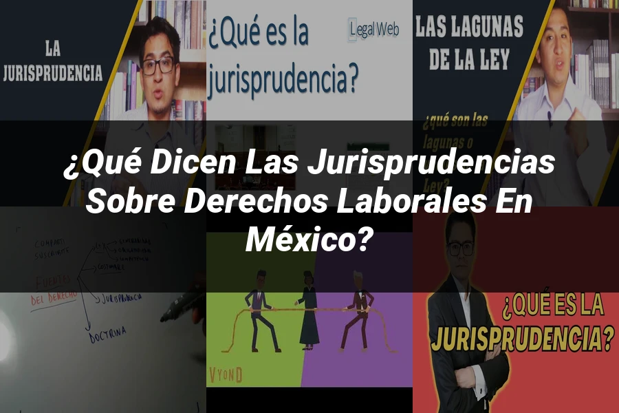 "¿Qué Dicen las Jurisprudencias sobre Derechos Laborales en México?"