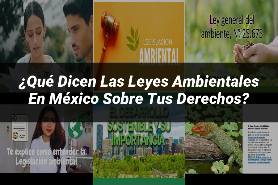 "¿Qué Dicen las Leyes Ambientales en México Sobre tus Derechos?"