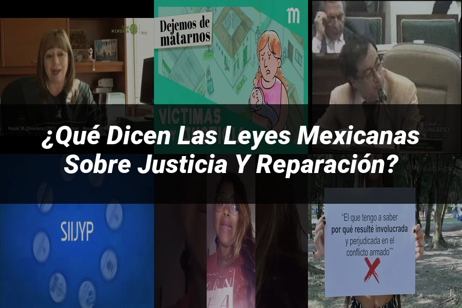 "¿Qué Dicen las Leyes Mexicanas sobre Justicia y Reparación?"