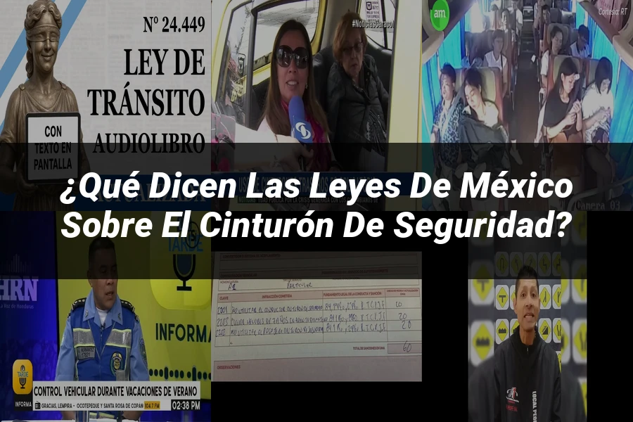 "¿Qué Dicen las Leyes de México sobre el Cinturón de Seguridad?"