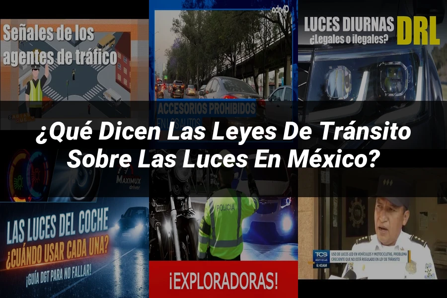 "¿Qué Dicen las Leyes de Tránsito sobre las Luces en México?"