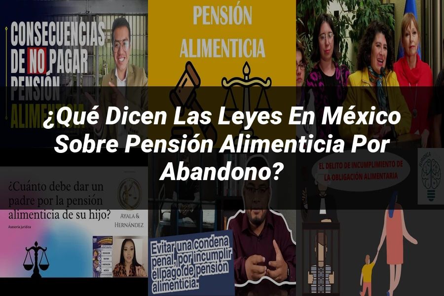 "¿Qué Dicen las Leyes en México sobre Pensión Alimenticia por Abandono?"