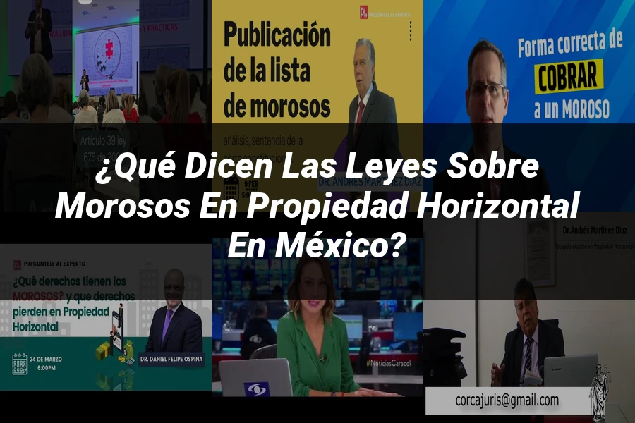 "¿Qué Dicen las Leyes sobre Morosos en Propiedad Horizontal en México?"