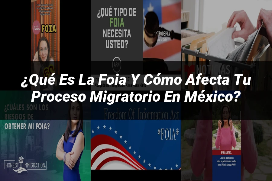 "¿Qué Es la FOIA y Cómo Afecta Tu Proceso Migratorio en México?"