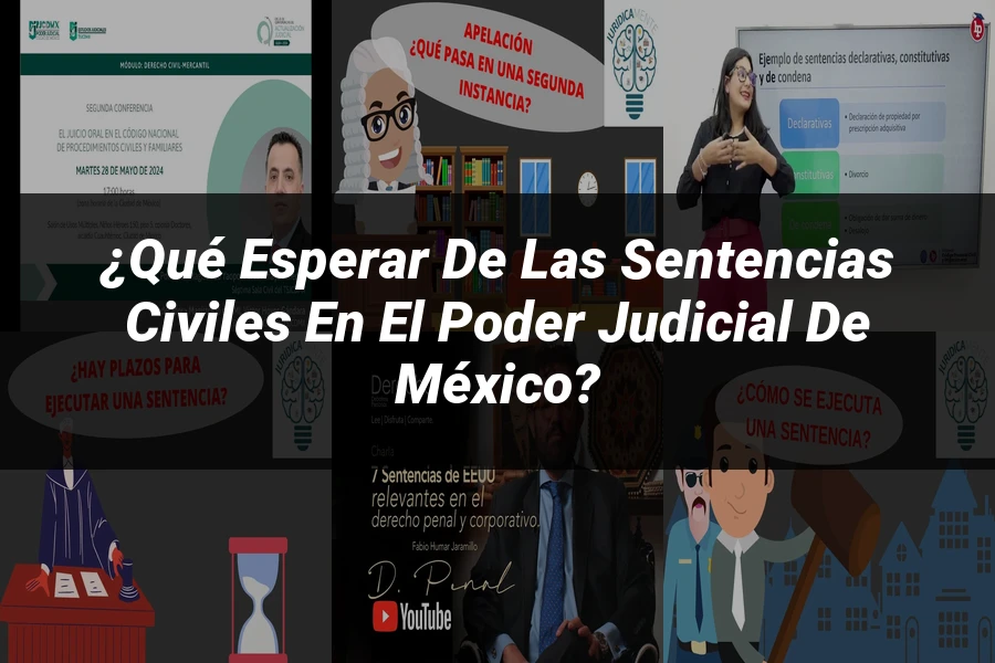 "¿Qué Esperar de las Sentencias Civiles en el Poder Judicial de México?"