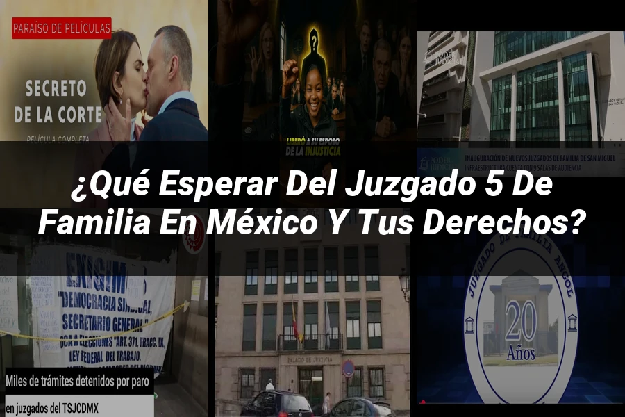 "¿Qué Esperar del Juzgado 5 de Familia en México y tus Derechos?"