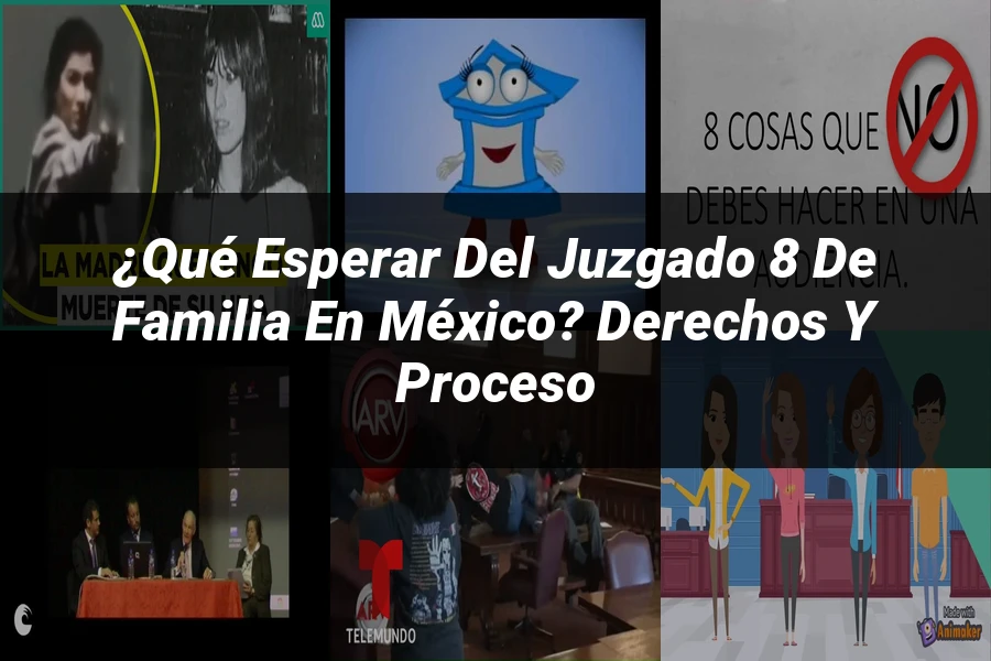 "¿Qué Esperar del Juzgado 8 de Familia en México? Derechos y Proceso