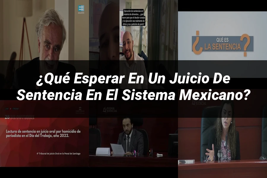 "¿Qué Esperar en un Juicio de Sentencia en el Sistema Mexicano?"