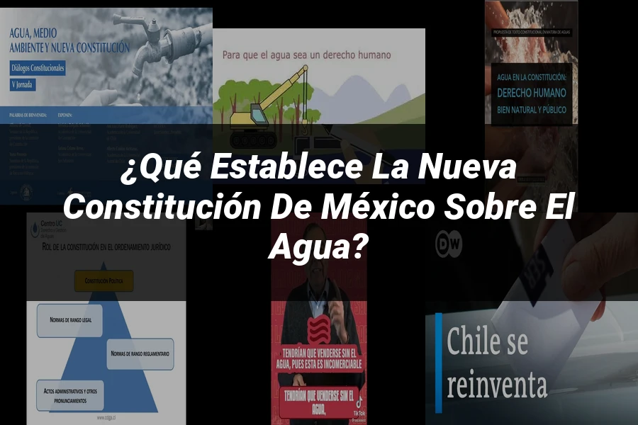 "¿Qué Establece la Nueva Constitución de México sobre el Agua?"