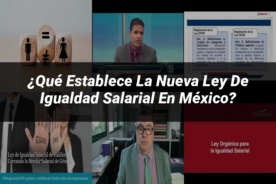 "¿Qué Establece la Nueva Ley de Igualdad Salarial en México?"