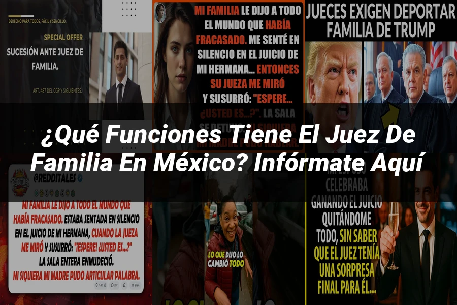 "¿Qué Funciones Tiene el Juez de Familia en México? Infórmate Aquí"