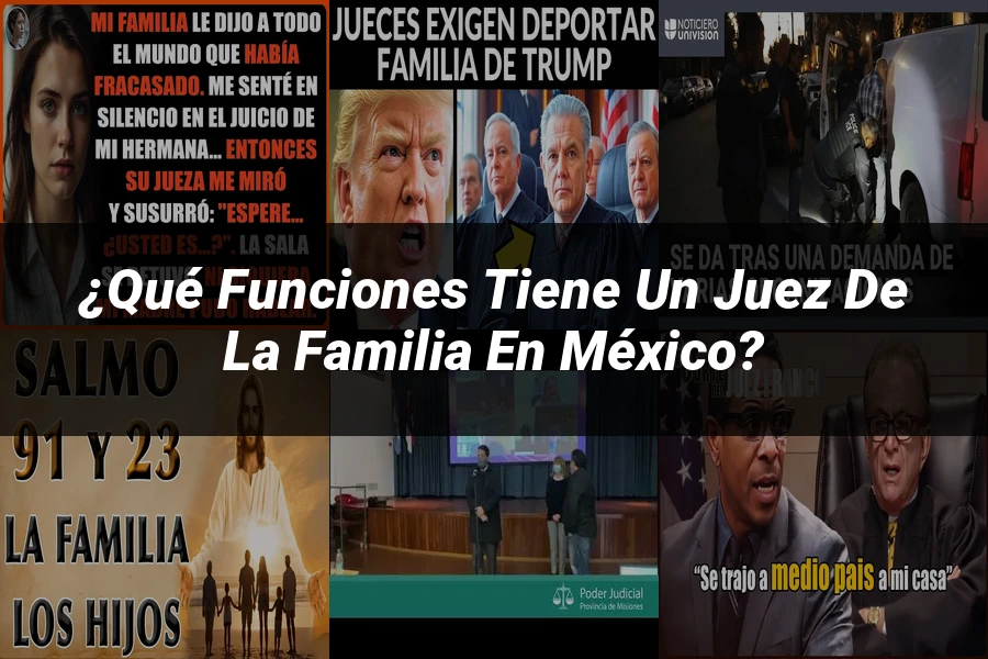 "¿Qué Funciones Tiene un Juez de la Familia en México?"