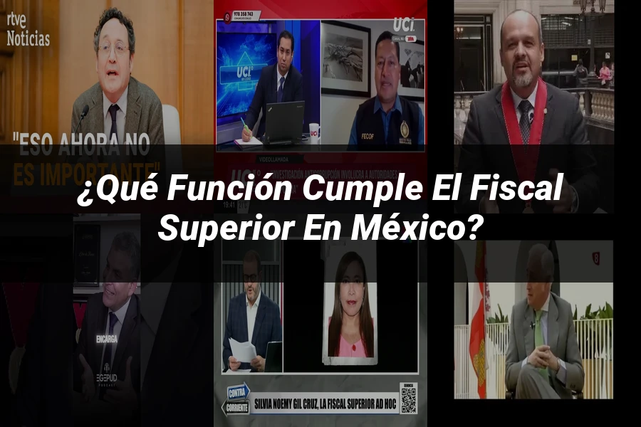"¿Qué Función Cumple el Fiscal Superior en México?"