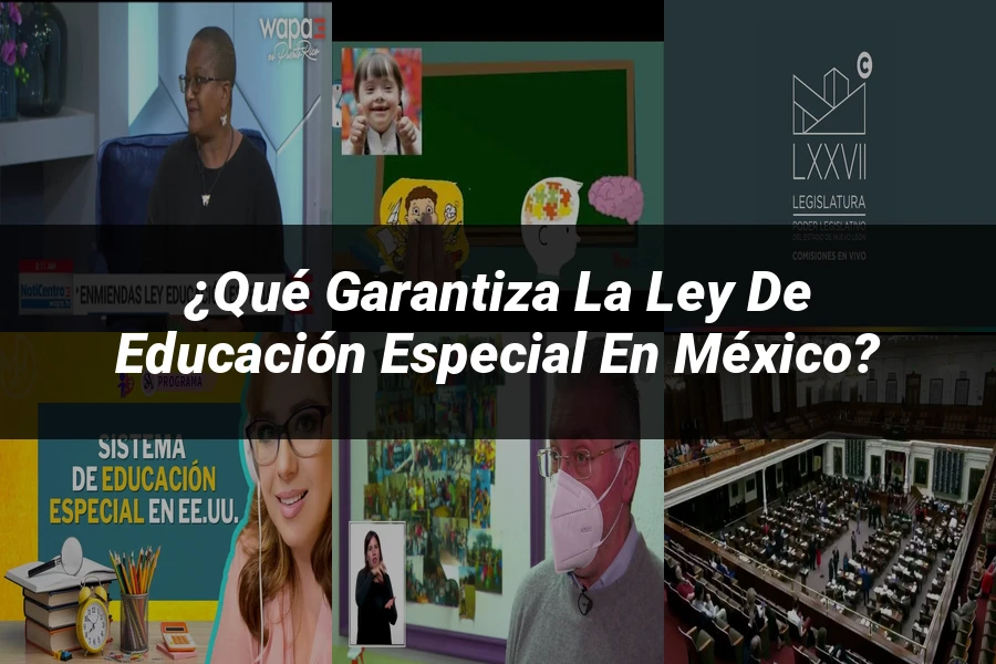 "¿Qué Garantiza la Ley de Educación Especial en México?"
