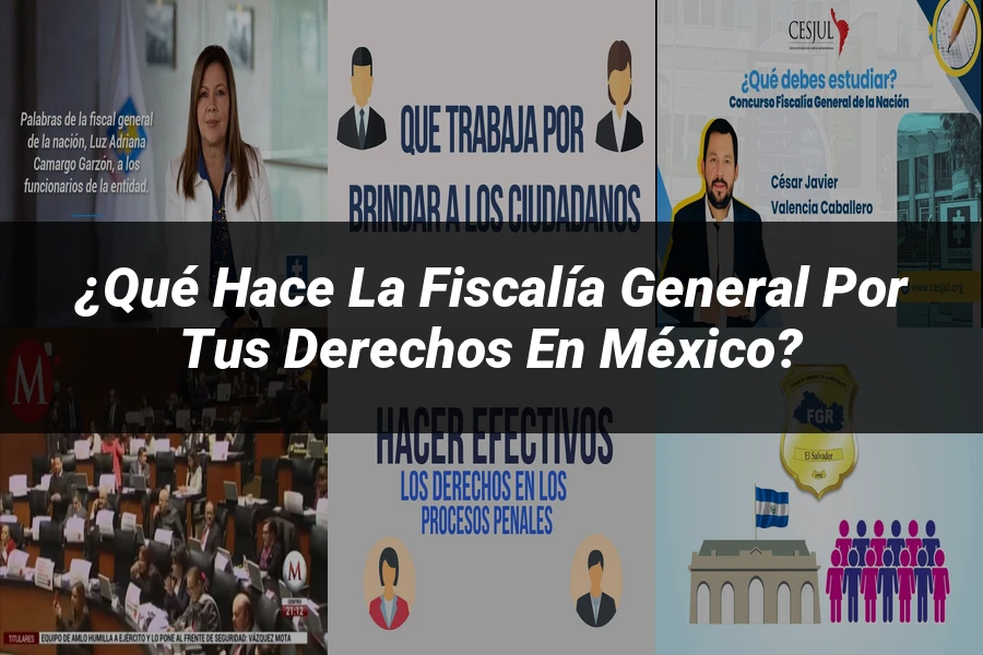 "¿Qué Hace la Fiscalía General por Tus Derechos en México?"