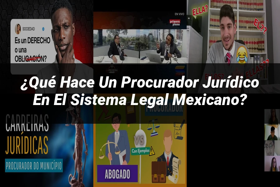 "¿Qué Hace un Procurador Jurídico en el Sistema Legal Mexicano?"