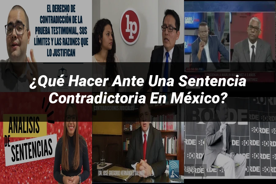 "¿Qué Hacer Ante una Sentencia Contradictoria en México?"