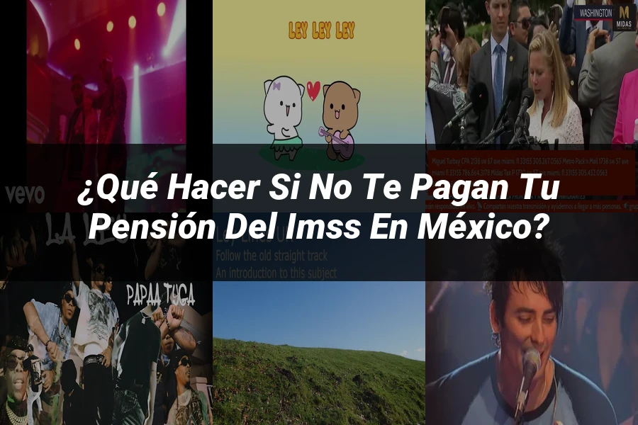 "¿Qué Hacer Si No Te Pagan Tu Pensión del IMSS en México?"