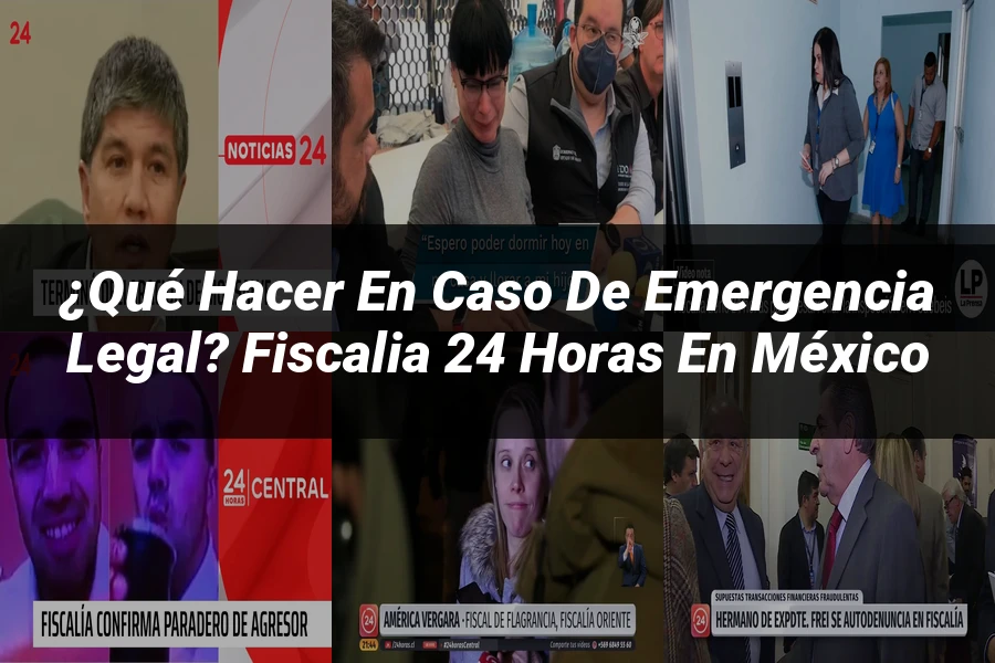 "¿Qué Hacer en Caso de Emergencia Legal? Fiscalia 24 Horas en México