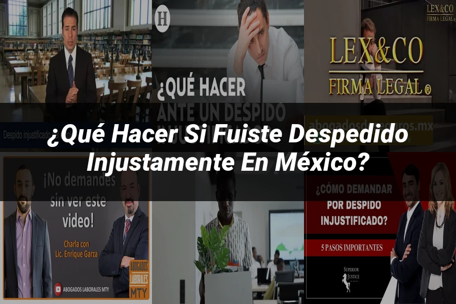 "¿Qué Hacer si Fuiste Despedido Injustamente en México?"