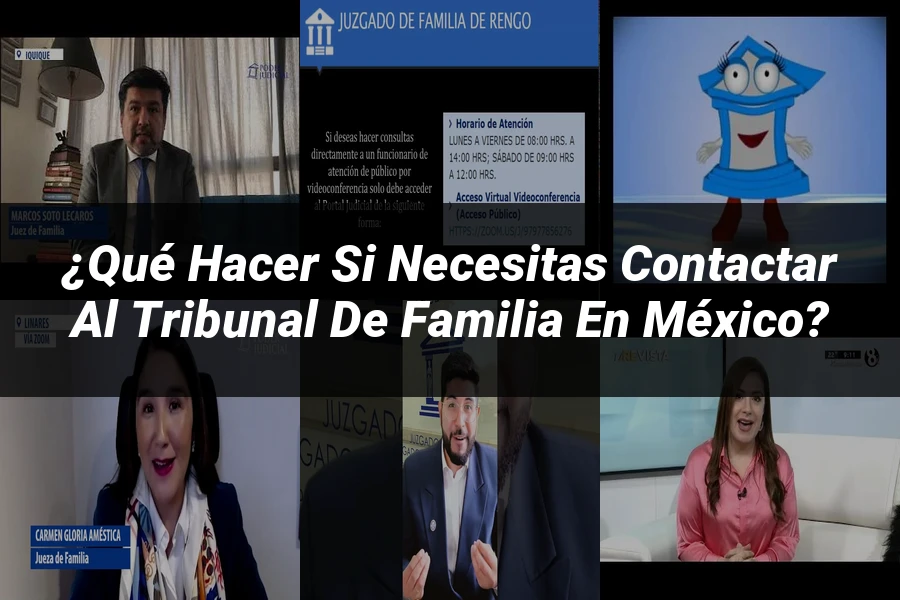 "¿Qué Hacer si Necesitas Contactar al Tribunal de Familia en México?"