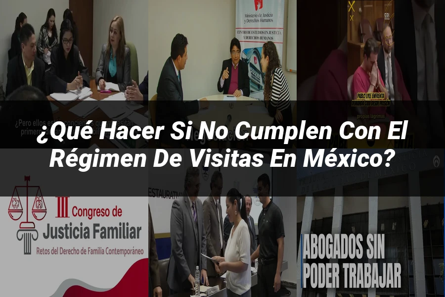 "¿Qué Hacer si No Cumplen con el Régimen de Visitas en México?"
