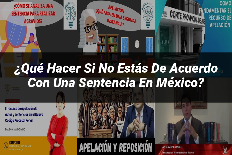 "¿Qué Hacer si No Estás de Acuerdo con una Sentencia en México?"
