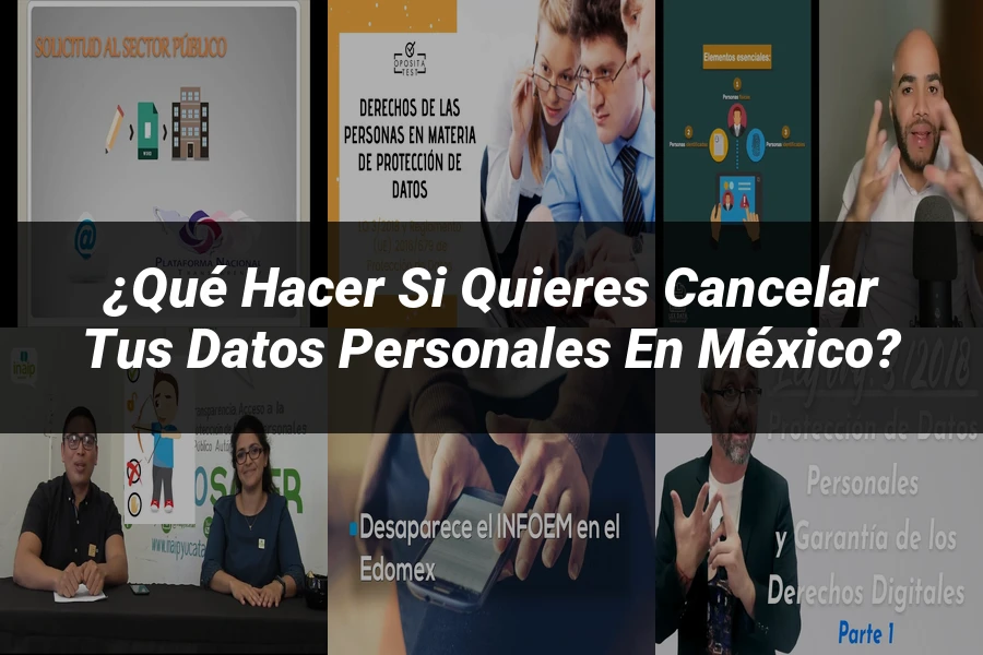 "¿Qué Hacer si Quieres Cancelar tus Datos Personales en México?"