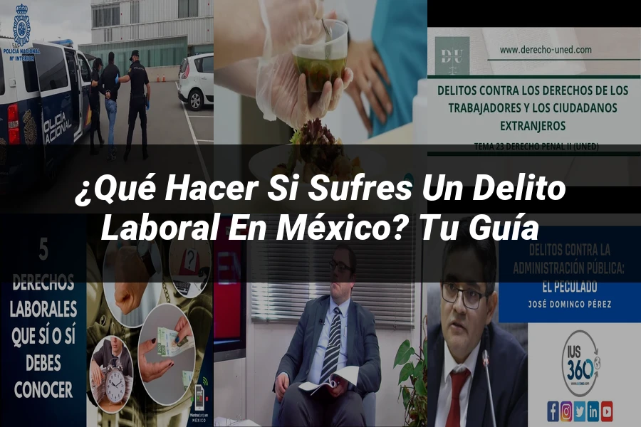 "¿Qué Hacer si Sufres un Delito Laboral en México? Tu Guía