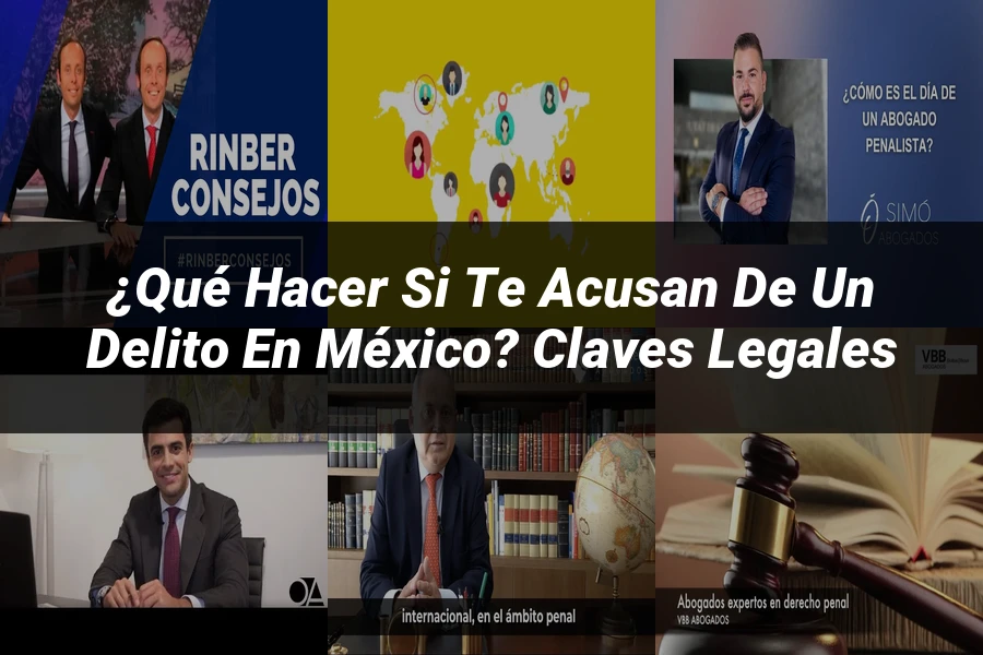 "¿Qué Hacer si Te Acusan de un Delito en México? Claves Legales
