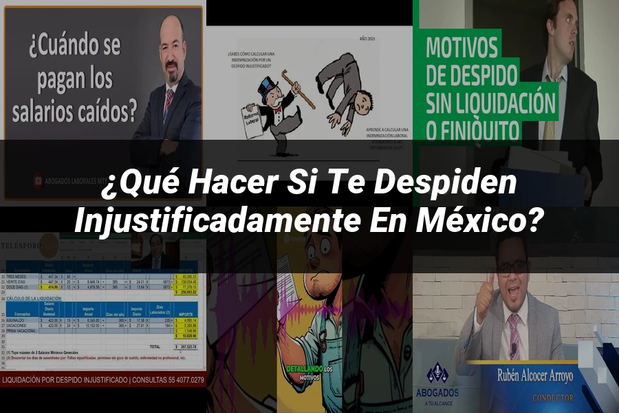 "¿Qué Hacer si Te Despiden Injustificadamente en México?"