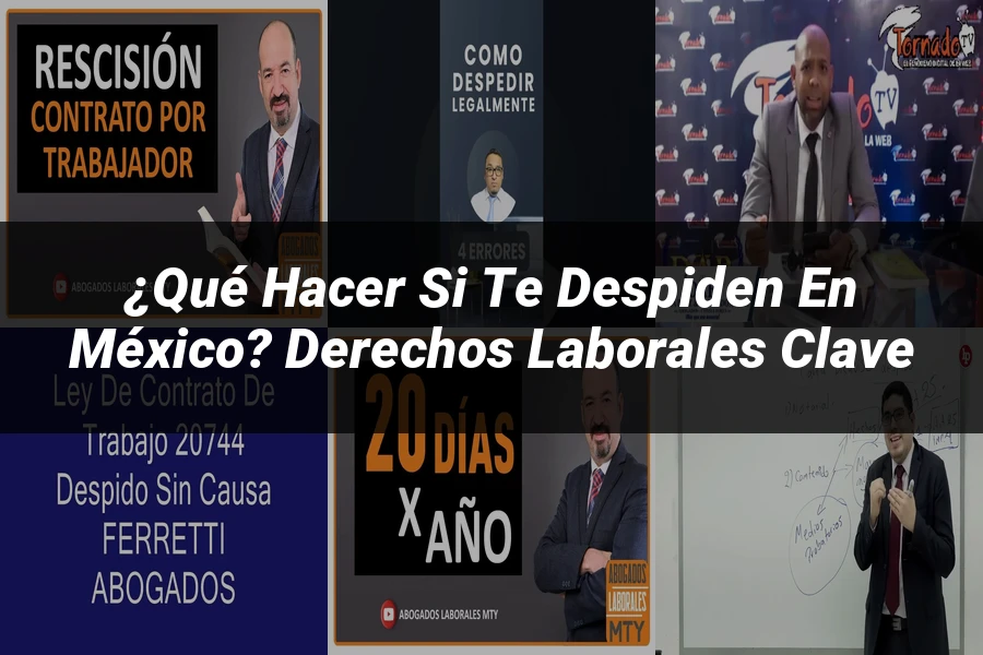 "¿Qué Hacer si Te Despiden en México? Derechos Laborales Clave"