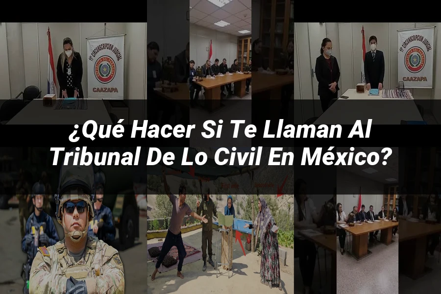 "¿Qué Hacer si Te Llaman al Tribunal de lo Civil en México?"