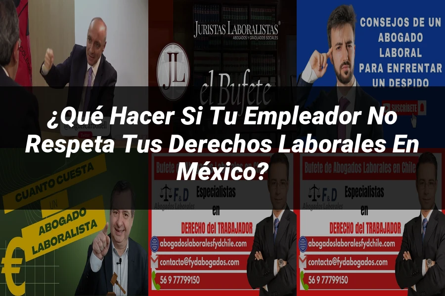 "¿Qué Hacer si Tu Empleador No Respeta tus Derechos Laborales en México?"