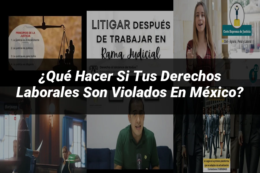 "¿Qué Hacer si Tus Derechos Laborales Son Violados en México?"