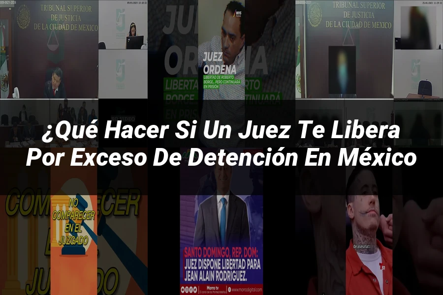 "¿Qué Hacer si un Juez Te Libera por Exceso de Detención en México