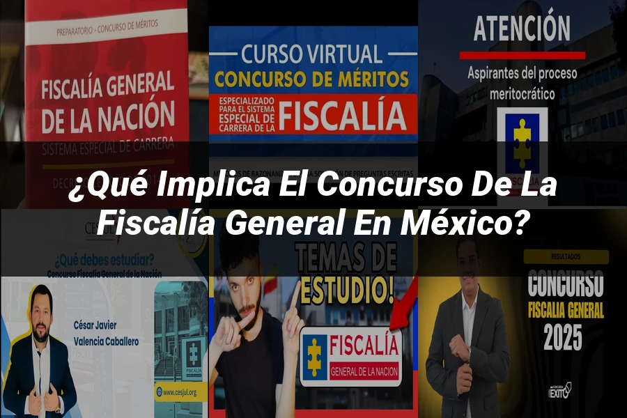 "¿Qué Implica el Concurso de la Fiscalía General en México?"