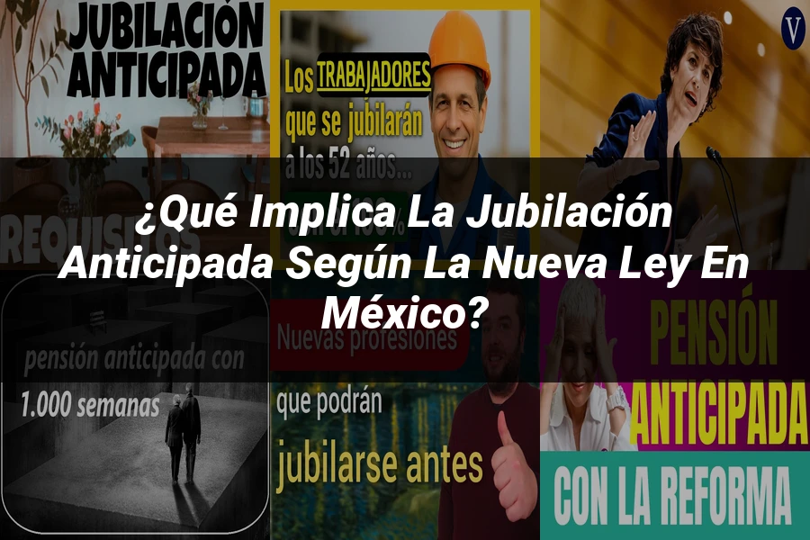 "¿Qué Implica la Jubilación Anticipada Según la Nueva Ley en México?"