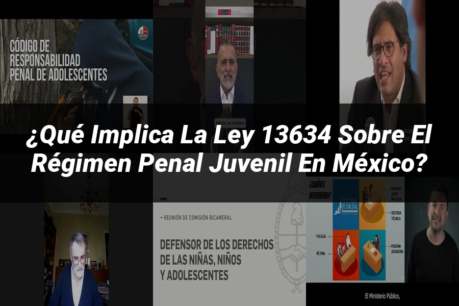 "¿Qué Implica la Ley 13634 sobre el Régimen Penal Juvenil en México?"