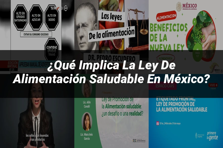 "¿Qué Implica la Ley de Alimentación Saludable en México?"