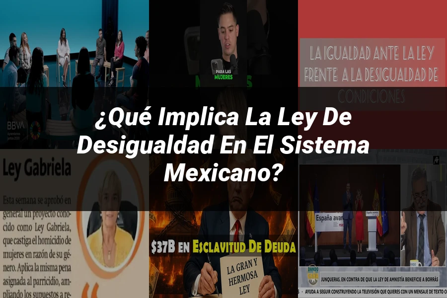 "¿Qué Implica la Ley de Desigualdad en el Sistema Mexicano?"