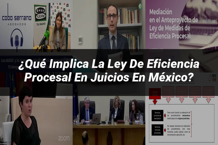 "¿Qué Implica la Ley de Eficiencia Procesal en Juicios en México?"