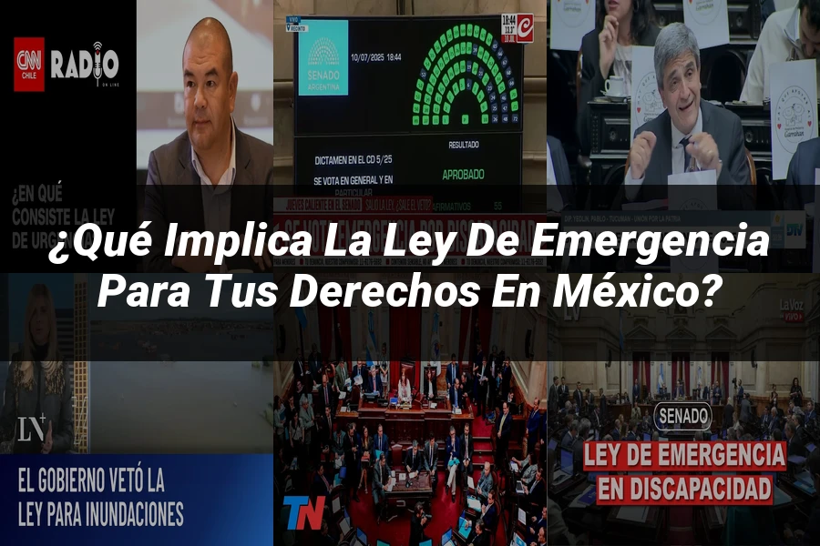 "¿Qué Implica la Ley de Emergencia para tus Derechos en México?"