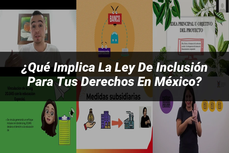 "¿Qué Implica la Ley de Inclusión para Tus Derechos en México?"
